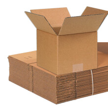 AVIDITI Umzugskartons, mittelgro  , 17,8 cm L x 17,8 cm B x 15,2 cm H, 25er-Pack | Wellpappkarton zum Verpacken, Versenden und Lagern 776