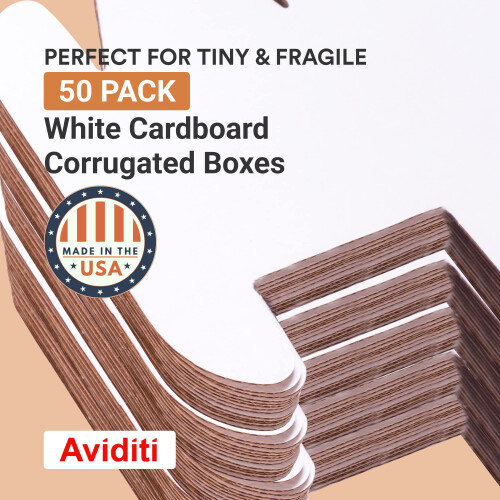 AVIDITI Κουτιά Ταχυδρομείου Μικρά 11"L x 8"W x 2"H, 50-Συσκευασία | Κουτί Κορυφαίας Ποιότητας 2
