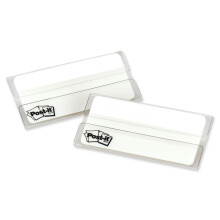 Engros FALL av 20 - 3M Post-it Extra Tjocka Hållbara Flikarna, 2"x1-1/2", 50/PK, Vit