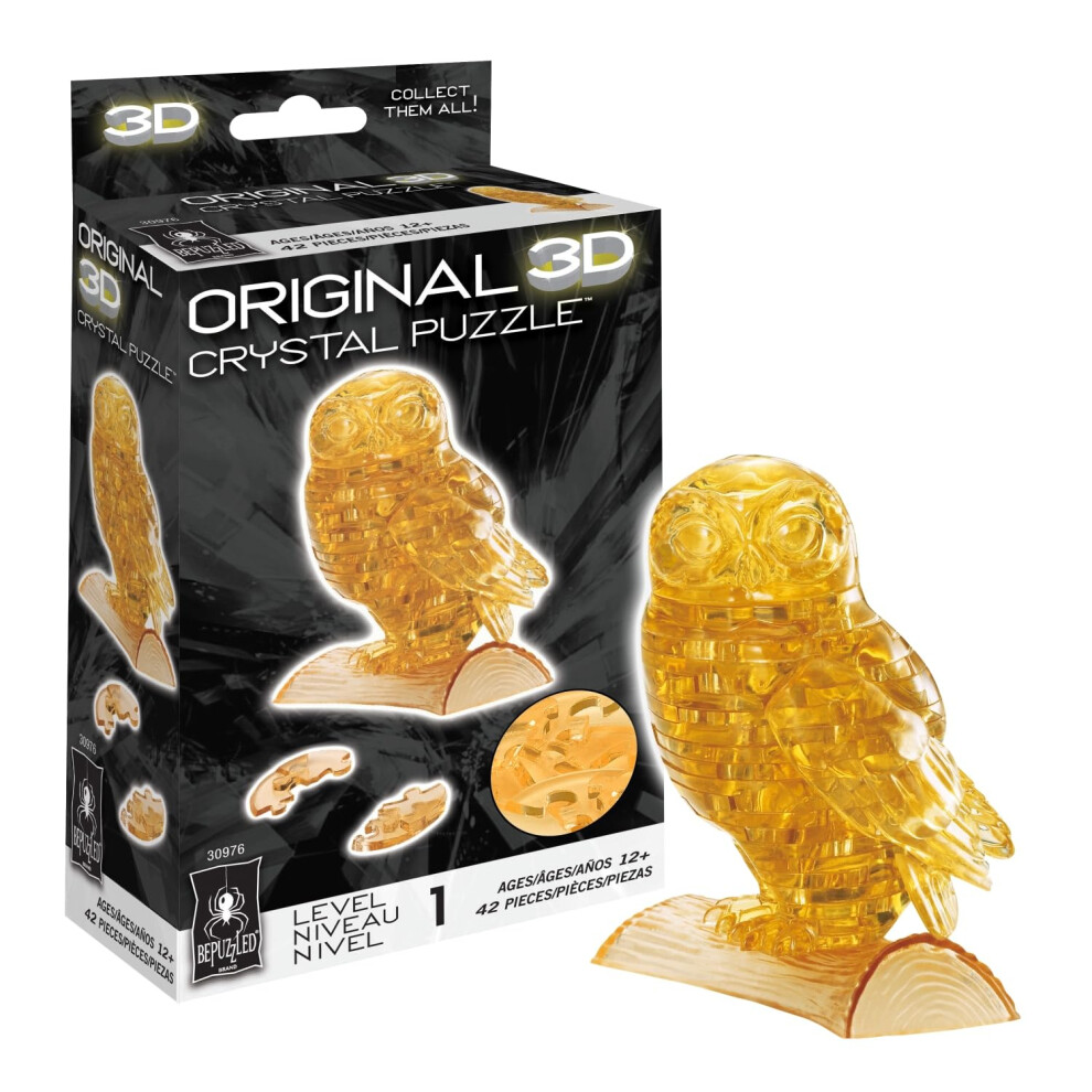 Original 3D Crystal Puzzle - Owl-image-OPC-PFNHMQM-NEW