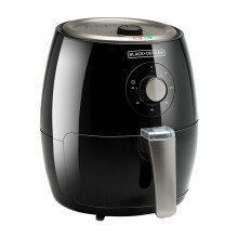 Friggitrice senza olio BLACK+DECKER BXAF2500E da 1500W, capacità di 2,5L, timer 30min, 80-200C, antiaderente