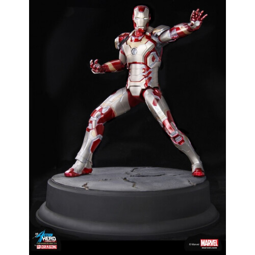 Dragon Models Iron Man 3: Vi?eta del h?roe de acci?n Iron Man Mk. 42 on ...