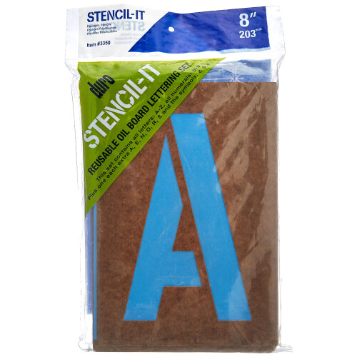 Duro 3350 Oil Board Stencil S?t 8"""" Brun