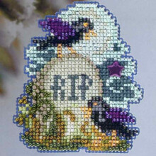 Mill Hill nhrobn kmen korlkov poctan krov steh Ornament Kit MH183203 2013 Podzimn sklizen