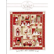 Bunny Hill Designs MERRY MERRY SNOWMAN BHD2035 Conjunto de patrones BOM de 9 meses