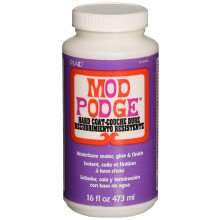 Mod Podge CS15063 Cola e acabamento em sela es base de gua 16 oz Casaco duro 16 on a Clear 16 fl oz