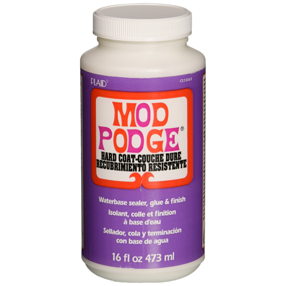 Mod Podge CS15063 Colle Et Finition Base D'eau 16 Oz Couche Dure 16 Onces Transparent 16 Fl Oz-image