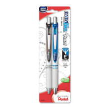 Pentel EnerGel Pearl Deluxe RTX nestemäinen geelikynä (0,5 mm) hienoviivainen neulankärki (BLN75WBP2AC)