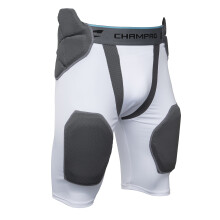 Champro Tri-Flex 5-Pad Integrated Girdle Adult Small White Grey Pads Inset