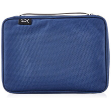 Divinity Boutique Canvas Bible Case - capa da B blia azul marinha para homens e mulheres - bolsa com z per de tecido com bolsos para livros compa