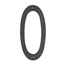 Montague Metal Products, strukturierte Schriftart, individuelle Hausnummer 0, 25,4 cm