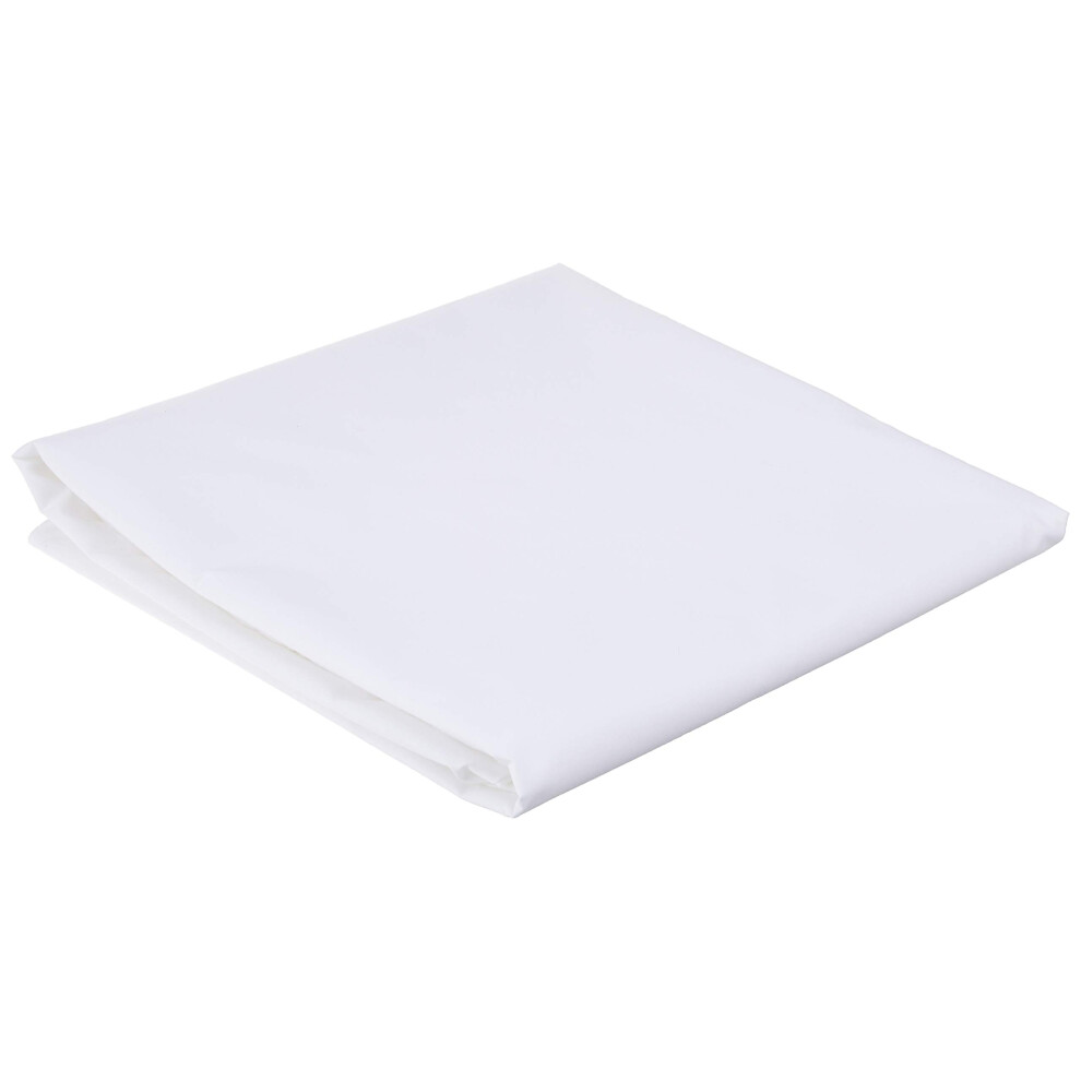 Protège-oreiller carré 100 % coton National Allergy Premium avec fermeture éclair - 30 x 30 - Blanc - 300 fils au pouce carré - Taie d'oreiller h