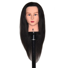 Bellrino 18-19"""" Cosmetologick figurna cvicc hlava s lidskmi vlasy