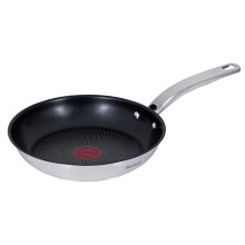 Bratpfanne - TEFAL - Intuition B8170644 - 28 cm - Edelstahl - Titan antihaftbeschichtet
