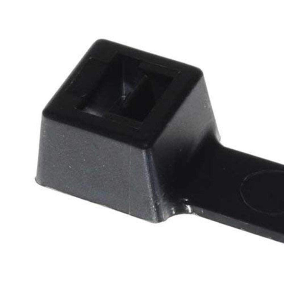 Hellermann Tyton T150l0x2 Heavy Duty Cable Tie 32.3"""" Long 175 Lb Tensile Strength Pa66 Black (Pack Of 25) 089306062264