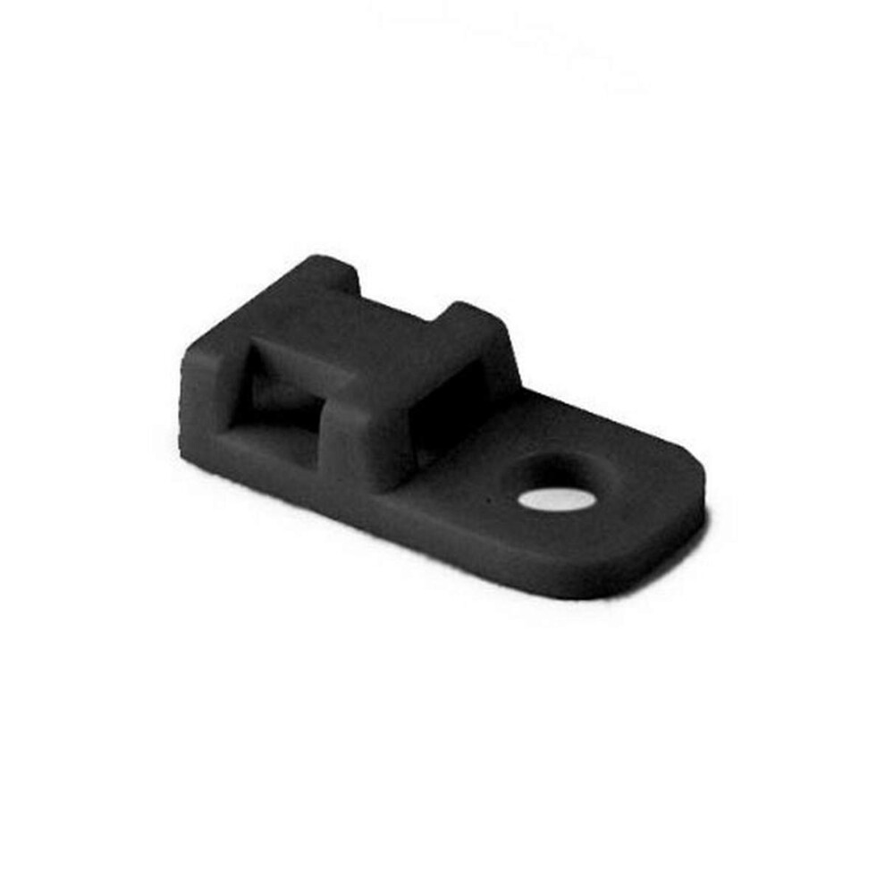 Hellermann Tyton Ctam20c2 Cable Tie Anchor Mount 0.2"""""""" Hole Diameter 0.2"""""""" Max Tie Width Pa66 Black (Pack Of 100) 089306011699