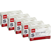 Sponky na papier znacky Office Depot c. 1, strieborn , 100 sponiek v krabicke, balenie po 5 krabick ch