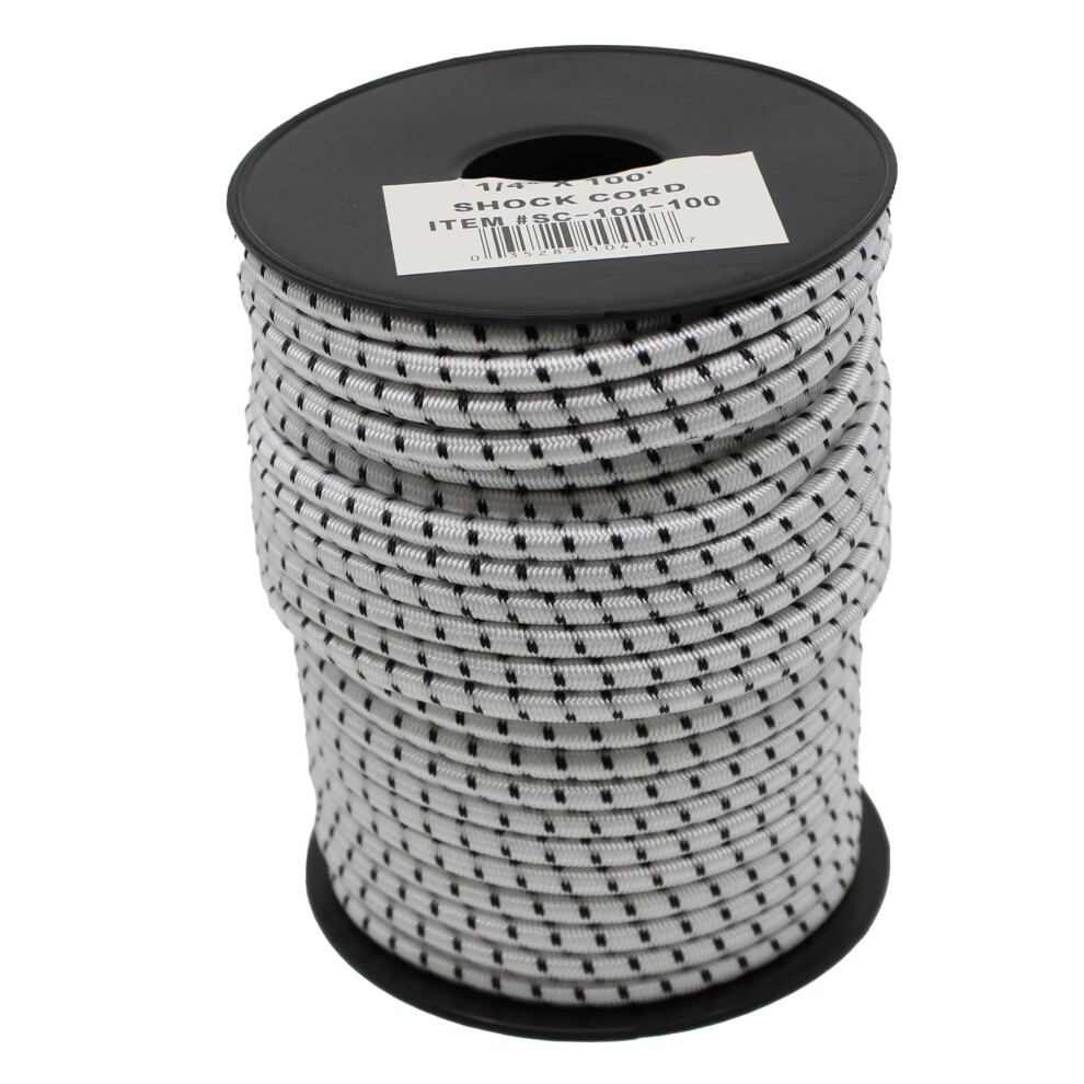 T.w Evans Cordage Sc-104-100 1/4-Inch By 100-Feet Elastic Bungee Shock Cord 035283104107