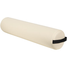 ForPro Full Round Bolster Pillow Crme Oil e resistente a manchas para massagem e ioga 6 R x 26 L