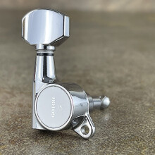 Gotoh Schaller-Style Knob Chrome Tuner (6-in-a-line)