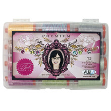 Tula Pink Premium Collection Aurifil menetkszlet 12 nagy ors 50 tmeg TP50TP12