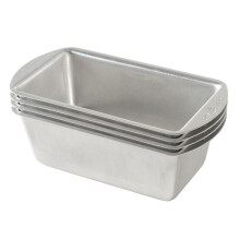 Nordic Ware Natural Aluminum Commercial Mini Loaf Formy tyri 2- lkov formy