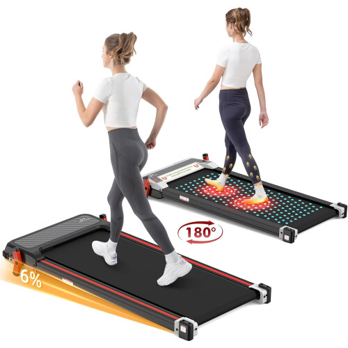 CITYSPORTS Treadmill with Incline & Foot Massage Function Walking Pad