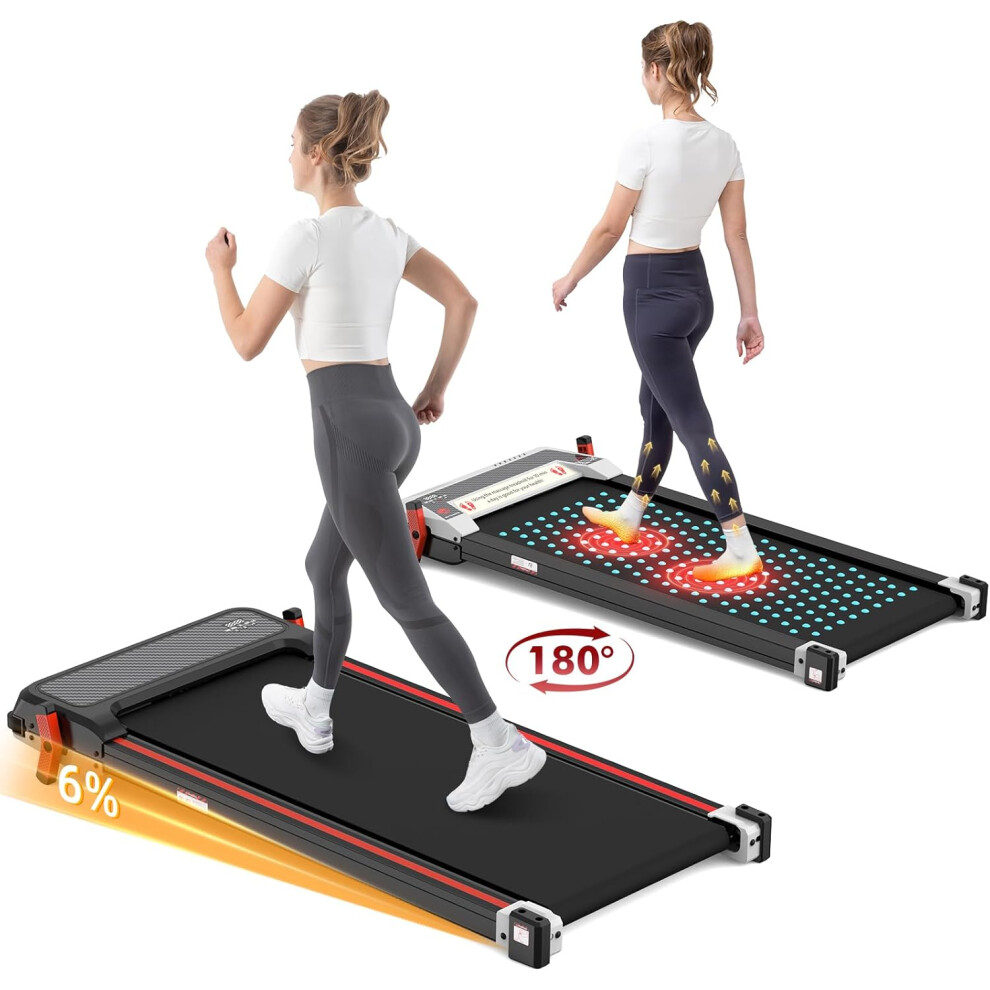 CITYSPORTS Treadmill with Incline & Foot Massage Function Walking Pad