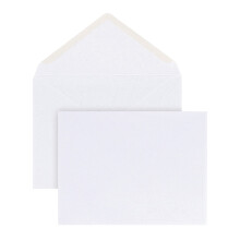 Office Depot Invitation konvolutter 4 3/8in. x 5 3/4in. Hvid pakke med 100 12033