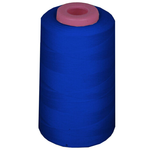 LA Linen 100% Polyester Cone Serger Thread  Royal AX749