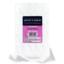 Artist's Choice Makeup Sponge Mini Applicator Wedges Triangle Cosmetic Sponges For Foundation Blush Eye Shadow Blending and Smoothing Dispos