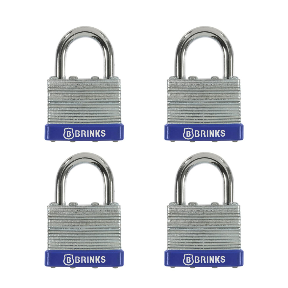 BRINKS - Lot de 4 cadenas     cl    en acier lamin    de 40 mm - Chrom    avec anse en acier tremp