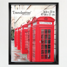 MCS Trendsetter 16x20 Poster Frame Black High-Gloss Vertical & Horizontal Wall Hanging Large Picture Frame for Photos Posters & Art Prints (1-Pack)