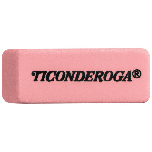 Ticonderoga Wedge Erasers Pink 5 Count 1