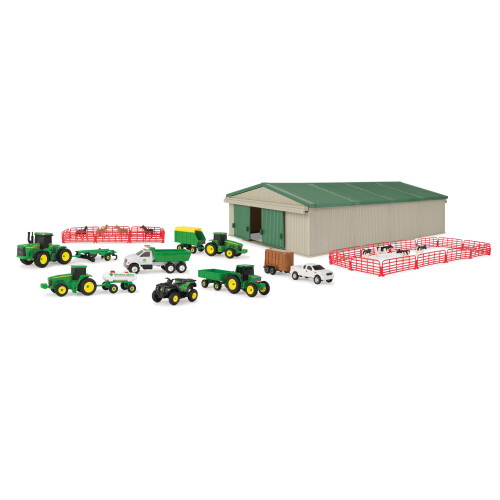 John Deere John Deere Σετ Παιχνιδιών Αγροτικής Φάρμας - Κλίμακα 1:64 - 70 Τεμάχια