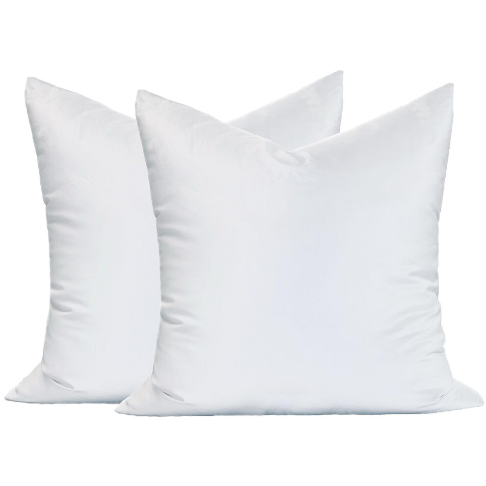 Moonrest Synthetische Daunen-Alternative, Quadratische Kisseneinlage, 26 X 26, F R Dekorative Wurfkissen, Sofakissen, K Rper Und Bett, 2Er-Pack, Gr-image