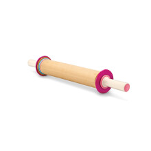 Bakelicious justerbar kagerulle tr? og nylon 12-tommer t?nde