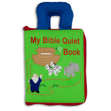 My Bible Quiet Book by My Growing Season | Interactive Fabric Activity Book for Kids | Educational Christian Toy for Toddlers & Preschoolers | Tr