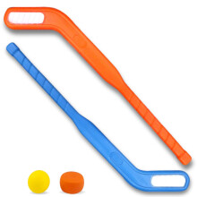 Kids Floor Hockey Stick Set - 29"""" Youth Indoor Outdoor Toys Sports Starter Set with Plastic Puck and Ball for Toddlers Children Ages 3-7 (2 Pack)