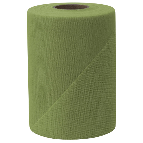 Falk Fabrics Tulle Spool de 6 polegadas por azeitona de 100 jardas