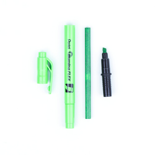 Pentel Αναγέμιση Pentel για Highlighter Handy-Line S, Φωτεινό Πράσινο Μελάνι, Συσκευασία 12 (SLR3-K) 2