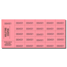 Tricky Tray Auction Tickets - 500 Sheets - Red (National Bingo)