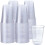 Klart plastkoppar 7 oz. (100-pack) - Engångs plastdricksglas för kalla drycker och vardagsbruk 1
