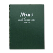 Class Record Book 38 Students 6-7 Week Grading 11 x 8-1/2 Green
