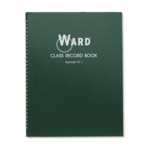 Class Record Book  38 Students  6-7 Week Grading  11 x 8-1/2  Green 1