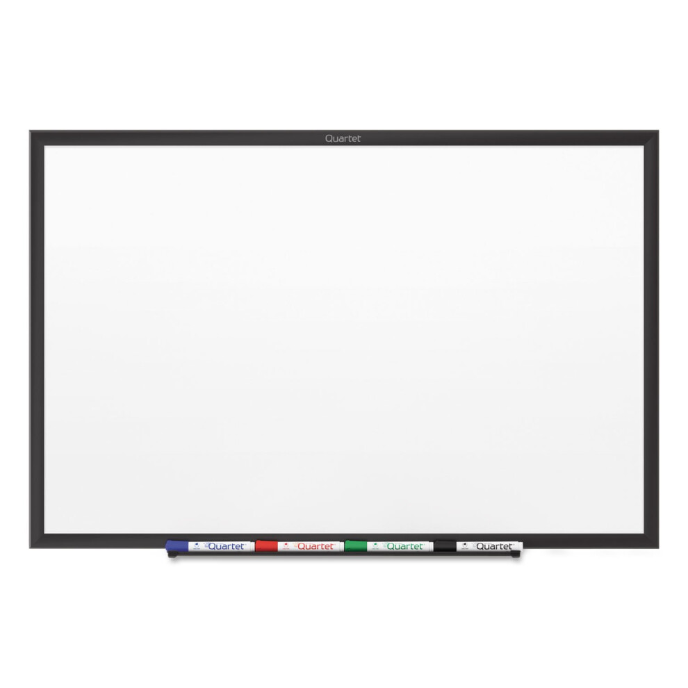 Photos - Dry Erase Board / Flipchart Quartet Magnetic Dry Erase White Board 2' x 1-1/2 Whiteboard Nano-Clean Surface Resists Ink Stains Black Aluminum Frame (SM5