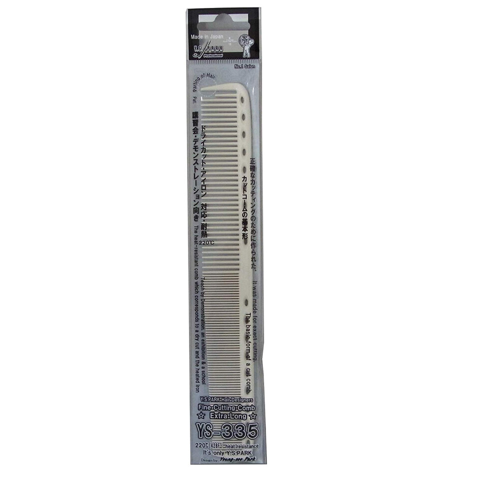 Y.s.park Ys Park 335 Extra Long Fine Cutting Comb In Graphite From Prohairtools By