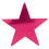 Beistle 72-delade Folie Star Cutouts 5-tums 1