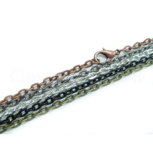 CleverDelights 3x4 mm kabelk?de halsk?der - Mix Pack - 20 Pack - 24 tommer l?ngde