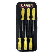 Urrea 93W Amber Handle Torx Tip Screwdriver  6-Piece